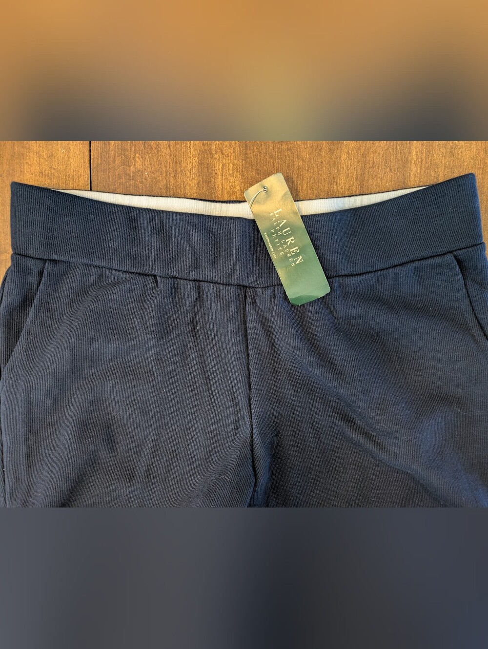 Lauren Ralph Lauren Green Label Large Petite Pull On Knit Pants NWT